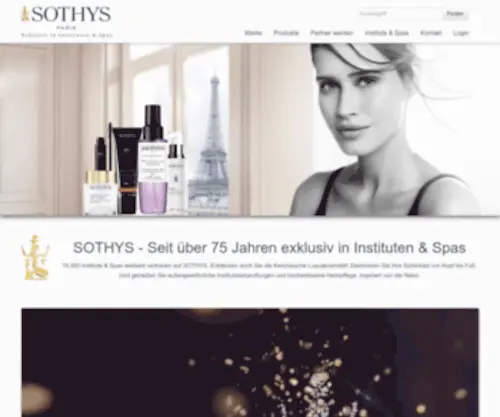 Sothys.de(Körper) Screenshot