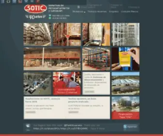Sotic.com.ar(Sistemas de almacenamiento y exhibición) Screenshot