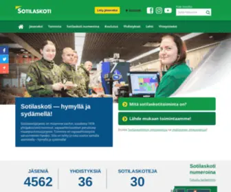 Sotilaskotiliitto.fi(Etusivu) Screenshot