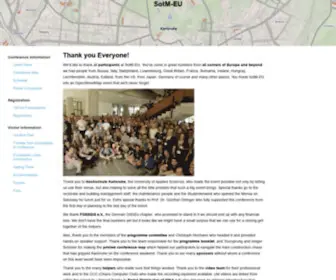 Sotm-EU.org(Home Page) Screenshot