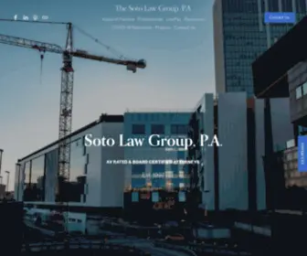 Sotolawgroup.com(The Soto Law Group) Screenshot