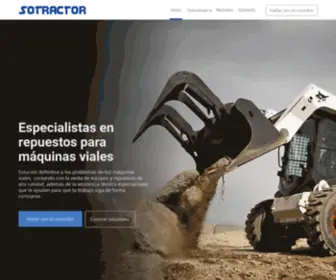 Sotractor.com(Repuestos para máquinas viales) Screenshot