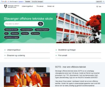 Sots.no(Stavanger offshore tekniske skole SOTS) Screenshot