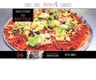 Sottilespizzawerribee.com.au(Sottile's Pizza Werribee) Screenshot