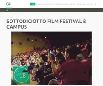 Sottodiciottofilmfestival.it(Sottodiciotto Film Festival & Campus 2021) Screenshot