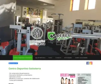 Sottoterra.es(Centro Deportivo Sottoterra Wellness & Squash) Screenshot