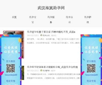 Sou-Shu.com(武汉海岚助孕网) Screenshot