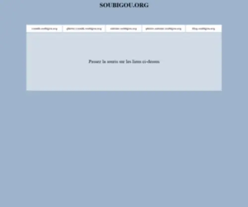 Soubigou.org(SOUBIGOU) Screenshot