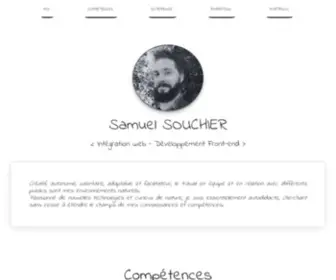 Souchier.net(CV Samuel SOUCHIER) Screenshot