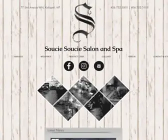 Souciesouciesalon.com(Beauty Services) Screenshot