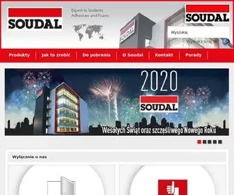 Soudal.pl(Nasza firma oferuje szeroki wybór chemii budowlanej w tym) Screenshot