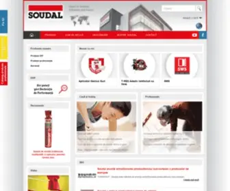 Soudal.ro(Nasza firma oferuje szeroki wybór chemii budowlanej w tym) Screenshot