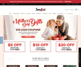 Soufeel.ca(Personalized Jewelry and Gifts) Screenshot