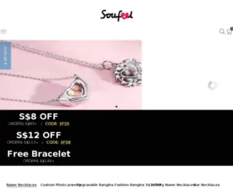 Soufeel.com.sg(Personalized Jewelry and Gifts) Screenshot