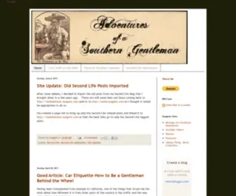 Sougent.com(Adventures of a Southern Gentleman) Screenshot