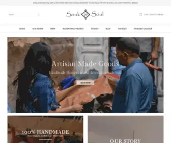 Soukandsoul.com(Souk and Soul) Screenshot