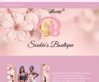 Soukiesboutique.com(Soukie's boutique) Screenshot