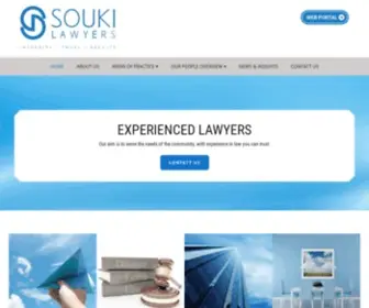 Soukilawyers.com.au(Experienced Newport Lawyers) Screenshot