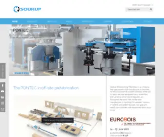 Soukup.cz(Soukup Woodworking Machinery) Screenshot