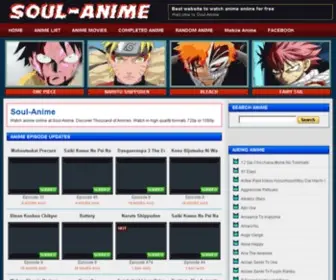 Soul-Anime.net(Best Website To Watch Anime Online English Sub) Screenshot