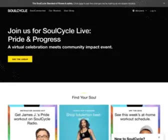 Soul-CYcle.com(Mind Altering Fitness. From Tired to Inspired) Screenshot