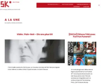 Soul-Kitchen.fr(Soul Kitchen Webzine. Le site 100% musique) Screenshot