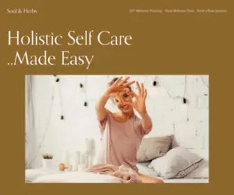 Soulandherbs.com(Women's Empowered Holistic Wellness Planning) Screenshot