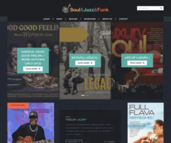 Soulandjazzandfunk.com(An Independant Music Site) Screenshot