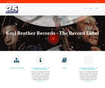 Soulbrother.co.uk(Soul Brother Records) Screenshot