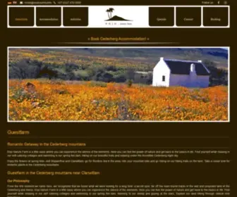 Soulcountry.info(Cederberg accommodation and Camping) Screenshot