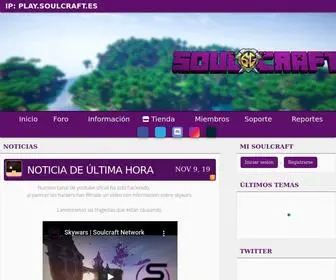 Soulcraft.es(Inicio) Screenshot