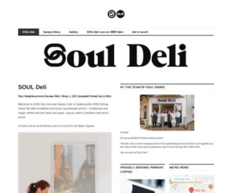 Souldeli.com.au(Your Neighbourhood Korean Deli) Screenshot