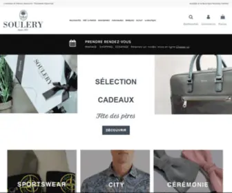 Soulery.com(Vêtements Homme de Grandes Marques) Screenshot