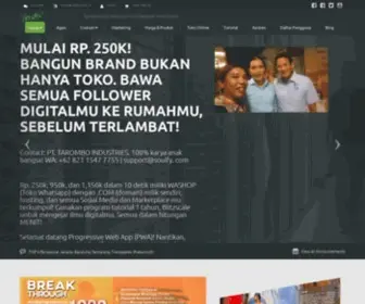 Soulfy.com(Cara membuat website ukm Small Medium Business toko online usaha rumahan 1juta domain buat blog wordpress membuat web pemula usaha rumahan sampingan) Screenshot