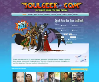 Soulgeek.com(Geek Dating at SoulGeek.com) Screenshot