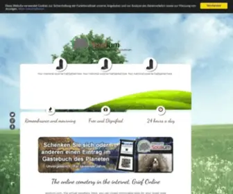 Soulium.com(The Online Cemetery) Screenshot