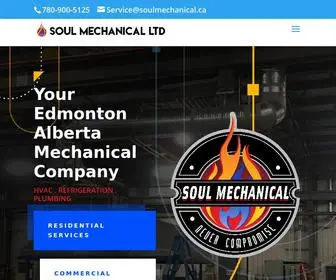 Soulmechanical.ca(Emergency Plumbing Edmonton) Screenshot