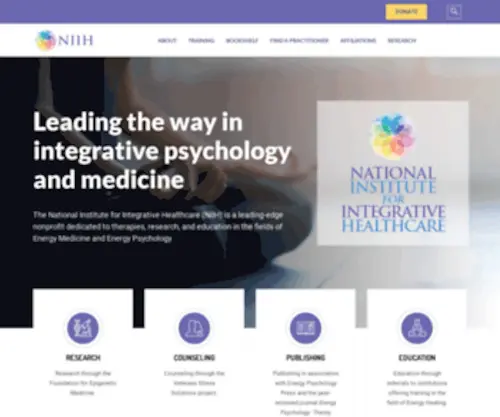 Soulmedicineinstitute.org(National Institute for Integrative Healthcare) Screenshot