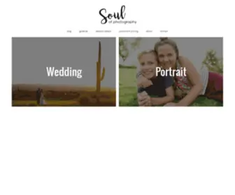 Soulofphotography.com(Landing page) Screenshot