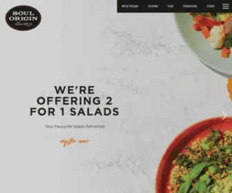 Soulorigin.com.au(Fresh & Nutritious Food) Screenshot