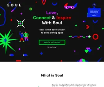 Soulplatform.com(Soul is the Mobile Backend as a Service (mBaaS)) Screenshot