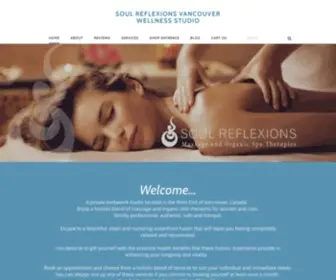 Soulreflexions.com(Soul Reflexions Spa) Screenshot