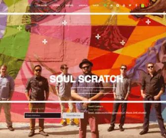 Soulscratchband.com(Soulscratch) Screenshot