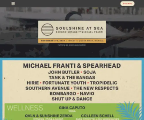 Soulshineatsea.com(Soulshine at Sea) Screenshot