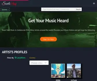 Soulsplay.com(Find Out All Artists and Listen to their Songs) Screenshot