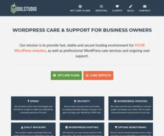 Soulstudio.info(WordPress Consulting & Care) Screenshot