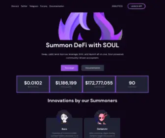 Soulswap.finance(Soulswap finance) Screenshot