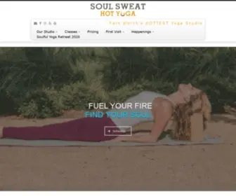 Soulsweatyoga.com(Soul Sweat Hot Yoga) Screenshot