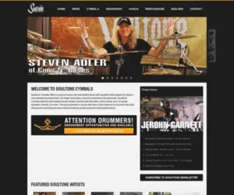 Soultonecymbals.com(SoultoneCymbals) Screenshot