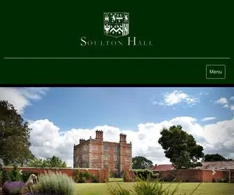 Soultonhall.co.uk(English Country House Hotel near Shrewsbury) Screenshot